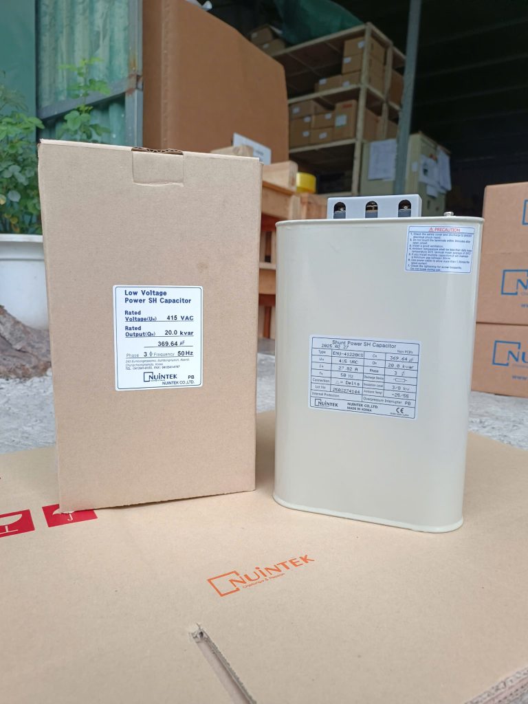 Tụ bù Nuintek thích hợp với môi trường nhà máy, xí nghiệp sản xuất, sửa chữa.