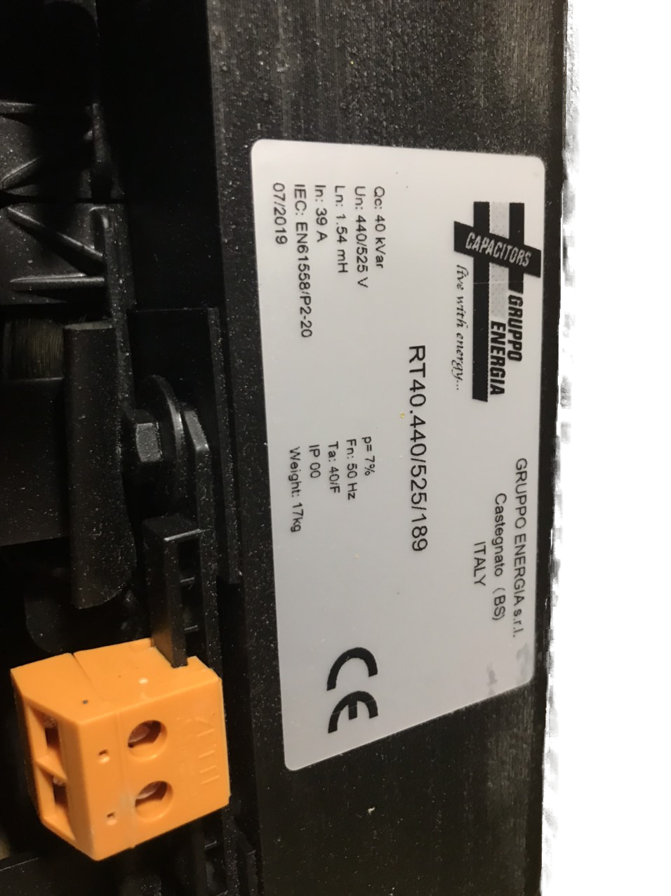 Cuộn kháng hạ thế cho tụ bù 40kVar 440V - Hình ảnh 3